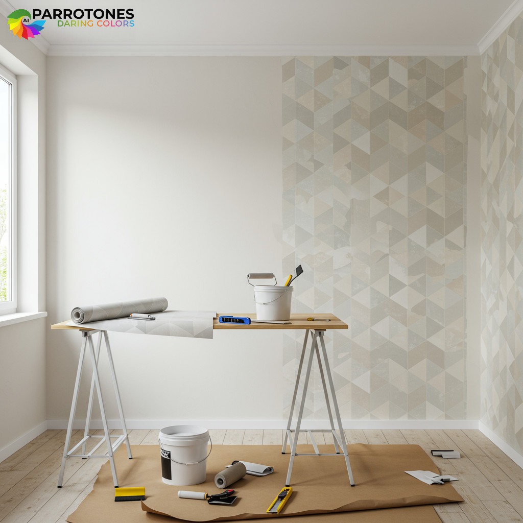 wallpapering