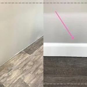 Baseboard replacement or installation
