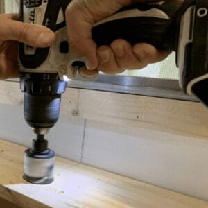 Countertop or backsplash drilling (stone)