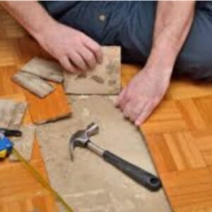 Floating Click-lock Flooring Removal