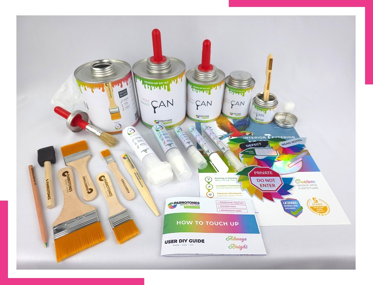 Touch Up DIY KIT - parrotones construction tool for diy repair