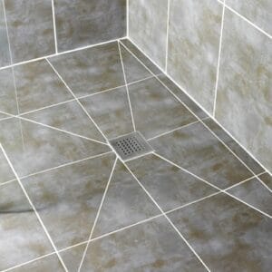 Wet Room Tiles Floor With Drain Installation