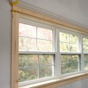 Window Custom Casing Install