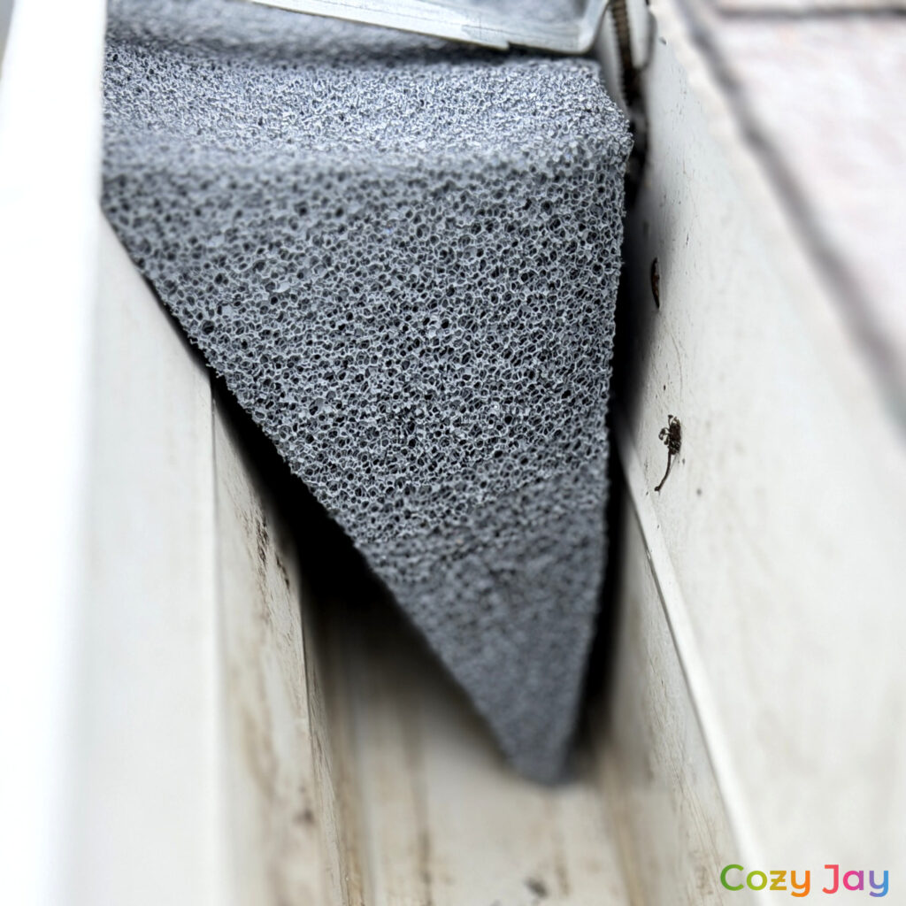 Install Gutter Foam to block debris and keep your gutters clog-free! Cleaner, safer, and easier—guaranteed with Parrotones Membership. #HomeTips