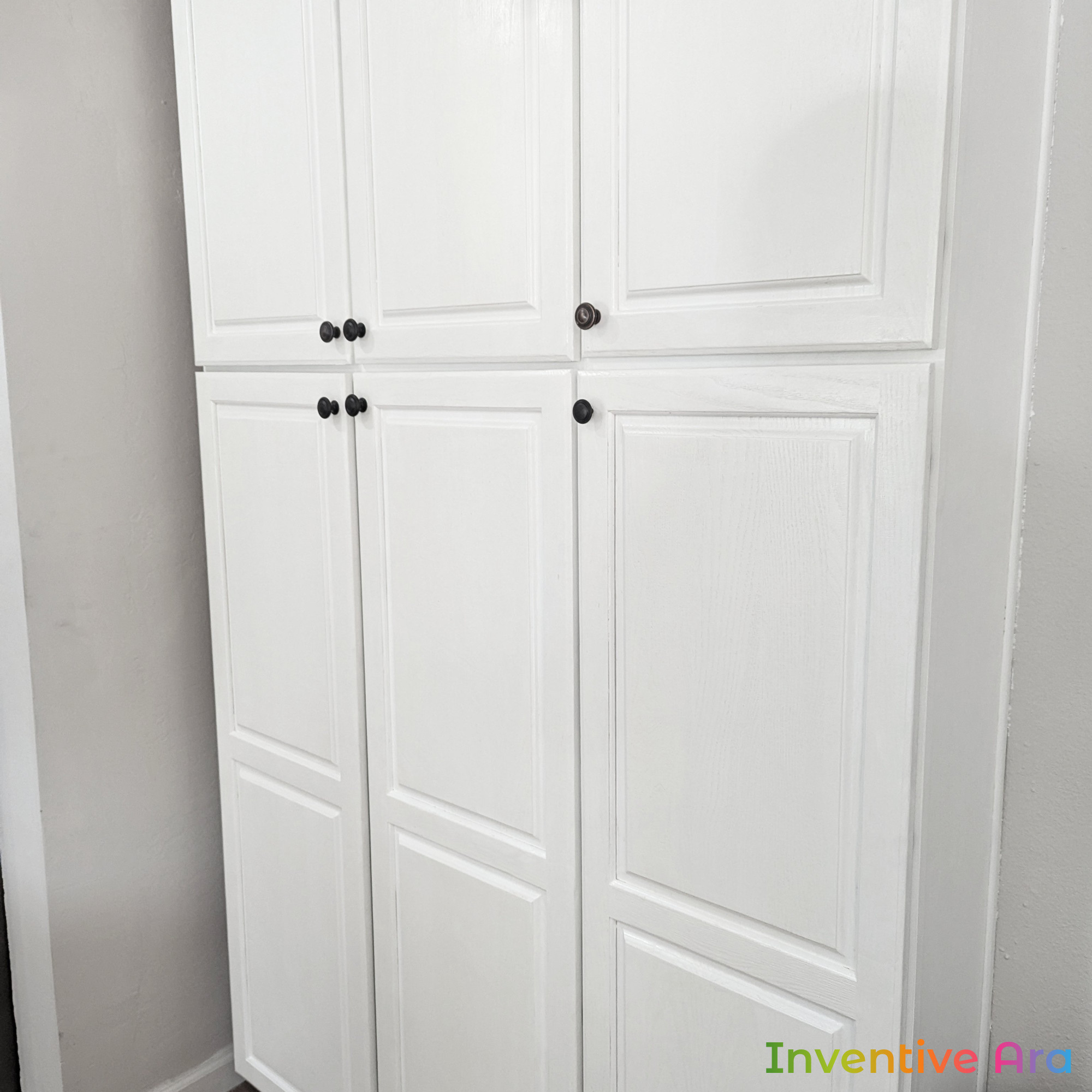 White pantry facades