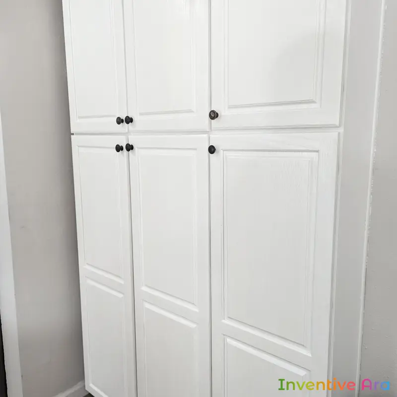White pantry facades