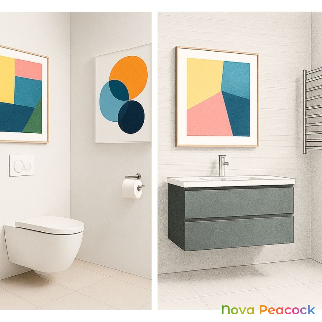 Colorful Bathroom remodeling and design